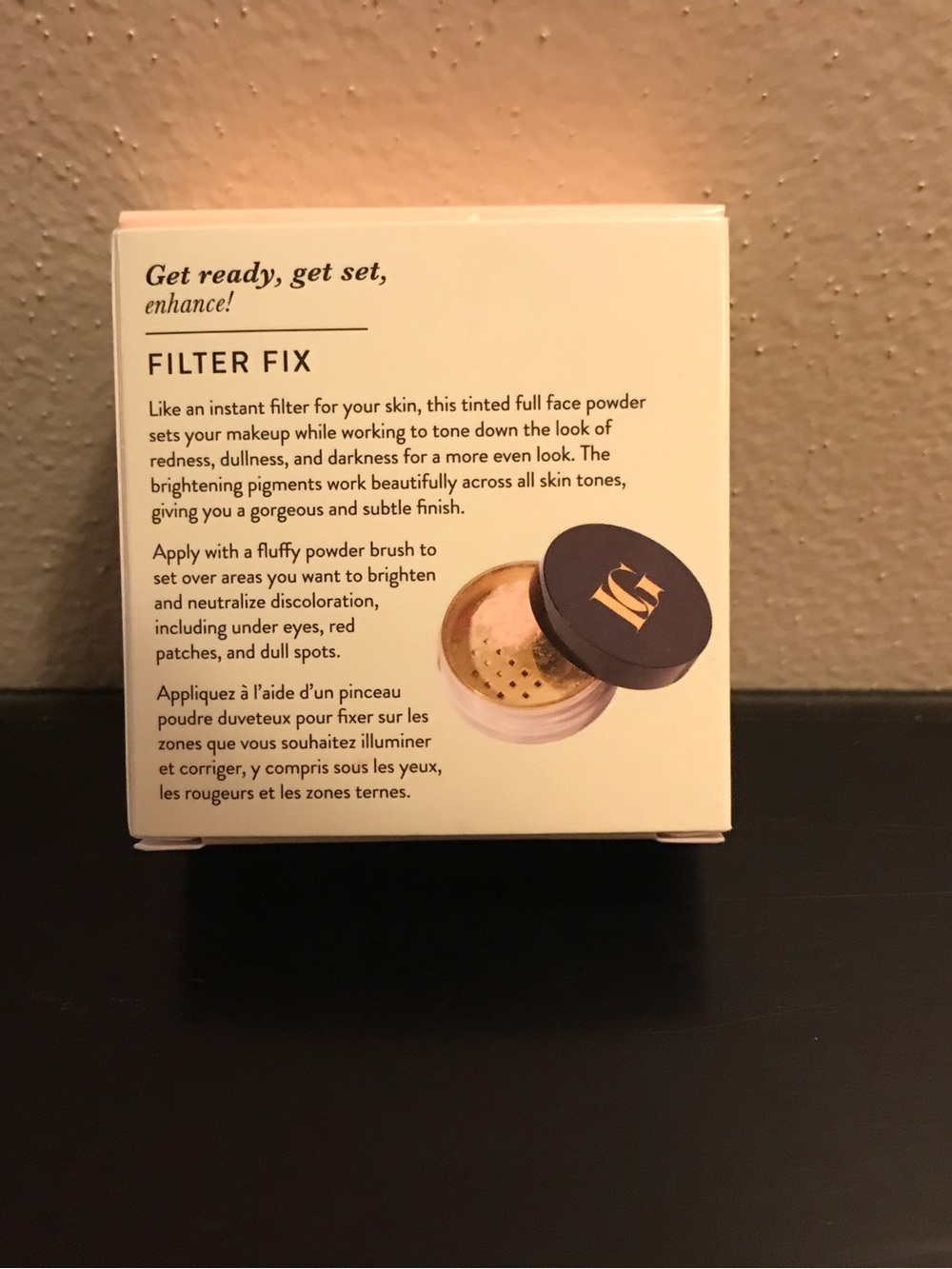 Laura Geller Filter Fix Color Correcting Setting Powder - Apricot Brightening - Picture 2 of 3